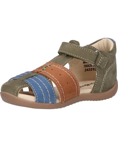 Sandalias de Niño KICKERS 785420-10 BIGBAZAR 203 KAKI FONCE MARR