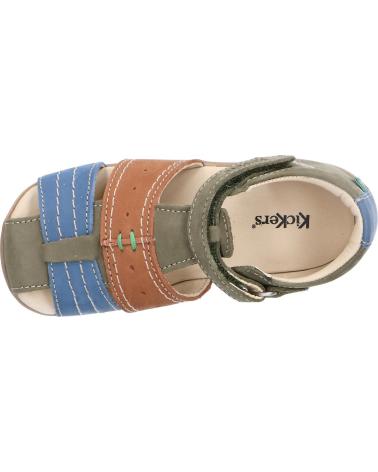 Sandalias de Niño KICKERS 785420-10 BIGBAZAR 203 KAKI FONCE MARR