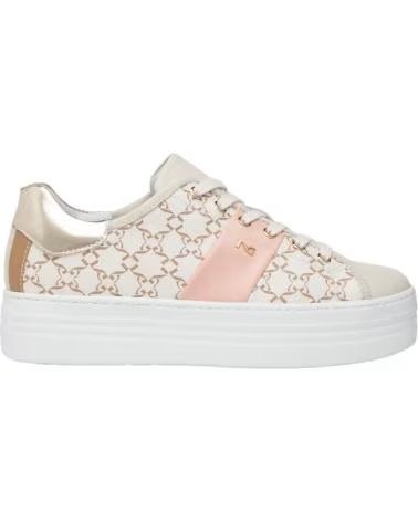 Sneaker für Damen nero giardini VELVET 1039 T GIOVE T E409956D BEIGE BEIGE