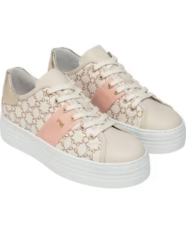 Sneaker für Damen nero giardini VELVET 1039 T GIOVE T E409956D BEIGE BEIGE