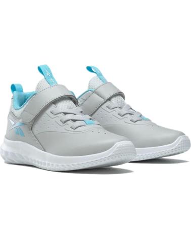 Deportivas de Niña y Niño REEBOK RUSH RUNNER 4 0 SYN ALT ZAPATILLAS SPORTWEAR RUNNING VELCRO GRIS