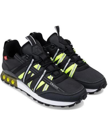 Zapatillas deporte de Hombre CRUYFF FEARIA HEX - TECH -- MONTSERRAT - REFLEC CC241084 NEGRO