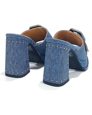 Sandalias de Mujer noa harmon SANDALIA DE PALA EN TEXTIL CON TACON Y PLATAFORMA JEANS