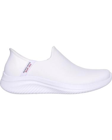 Sapatilhas-De-Mujer-SKECHERS-SLIP-INS-ULTRA-FLEX-BLANCO