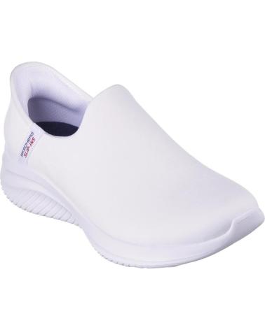Sapatilhas-De-Mujer-SKECHERS-SLIP-INS-ULTRA-FLEX-BLANCO