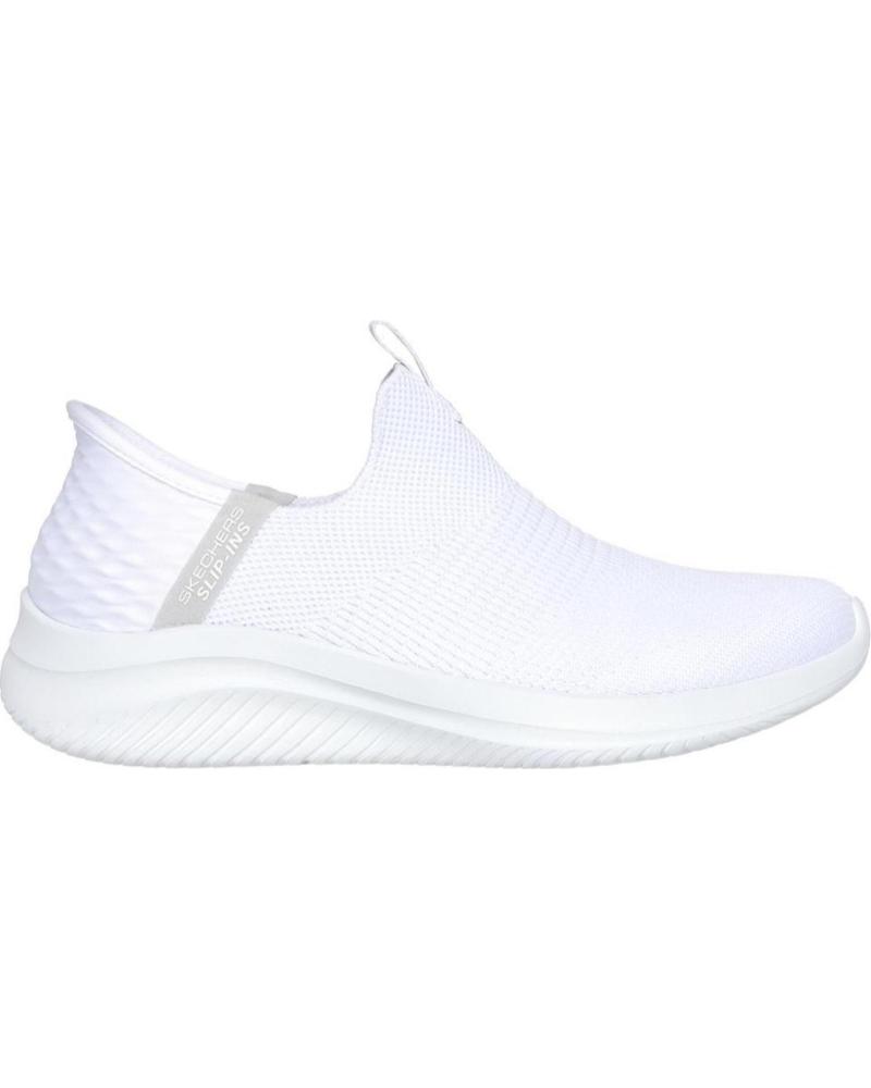 Sapatilhas de Mulher SKECHERS SLIP-INS FLEX 3 SMOO BLANCO