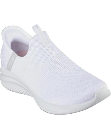 Sapatilhas de Mulher SKECHERS SLIP-INS FLEX 3 SMOO BLANCO