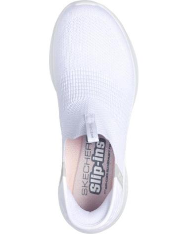 Sapatilhas de Mulher SKECHERS SLIP-INS FLEX 3 SMOO BLANCO