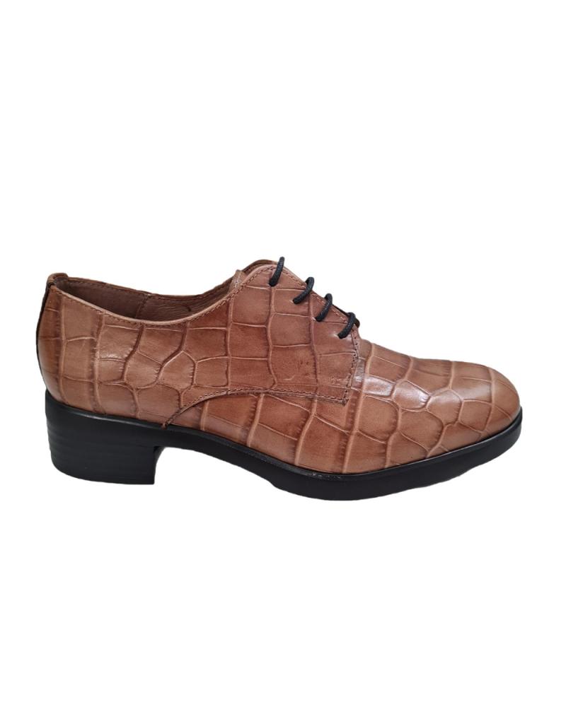 24 HORAS COCO CASUAL TAUPE LEATHER SHOES TAUPE
