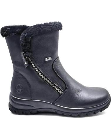 Stivali per Donna RIEKER BOTAS EN PIEL NEGRO CON FORRO DE LANA 00