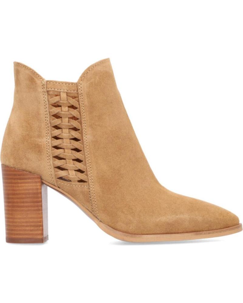Bottines pour Femme ALPE BOTIN CANA BAJA CON DETALLE LATERAL CUERO