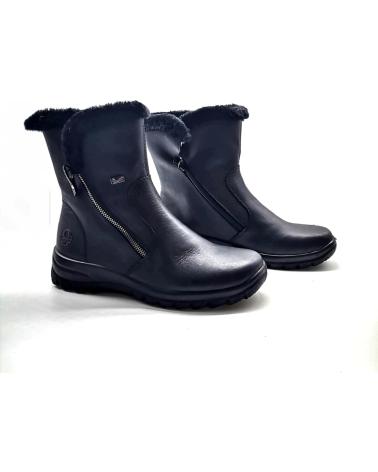 Stivali per Donna RIEKER BOTAS EN PIEL NEGRO CON FORRO DE LANA 00