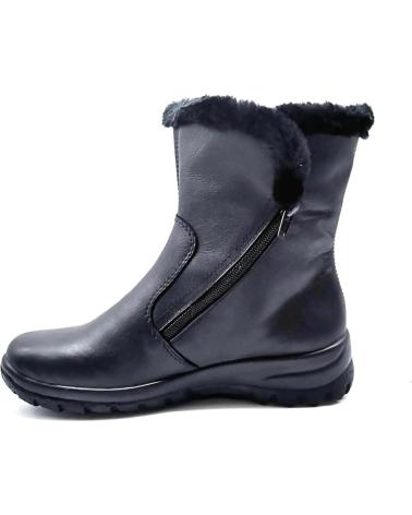 Stivali per Donna RIEKER BOTAS EN PIEL NEGRO CON FORRO DE LANA 00