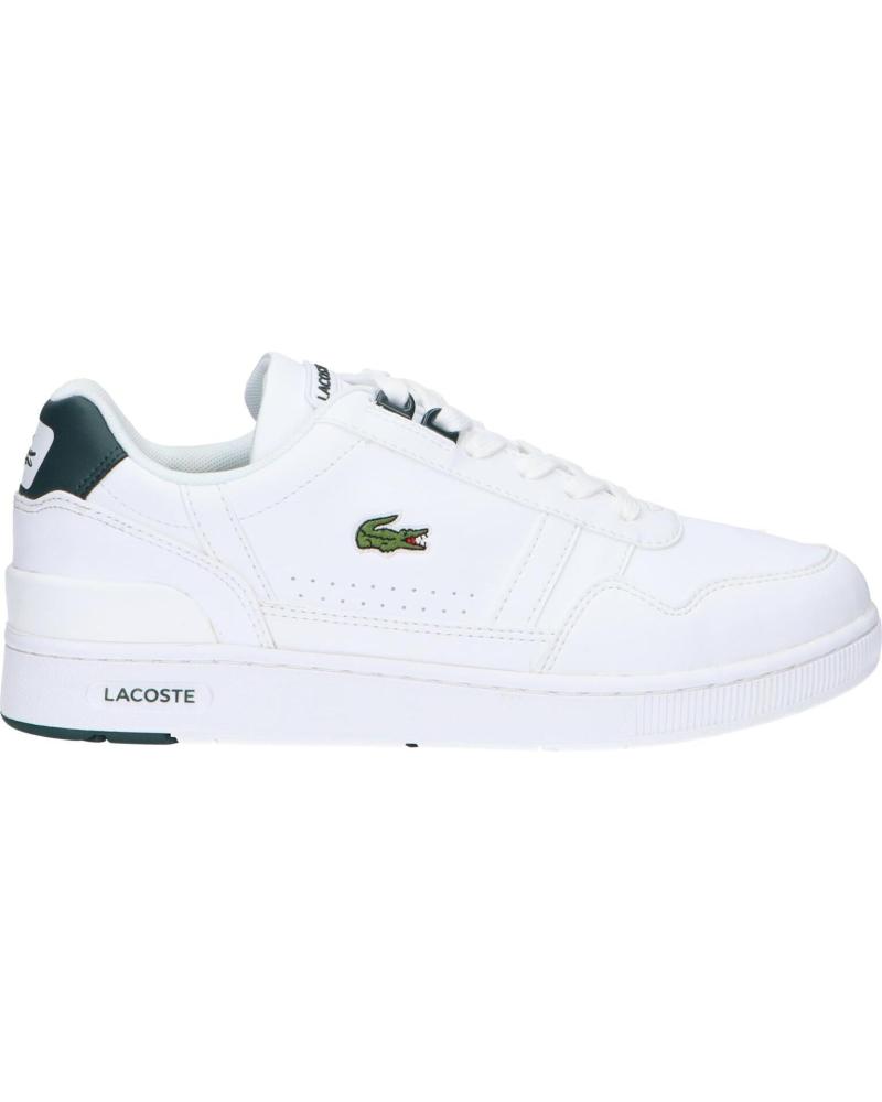 Deportivas-De-Hombre-LACOSTE-42SUJ0004-T-CLIP-1R5-WHT-DK-GRN-BLANCO