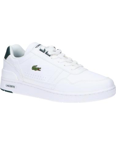 Deportivas-De-Hombre-LACOSTE-42SUJ0004-T-CLIP-1R5-WHT-DK-GRN-BLANCO