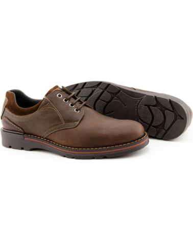 BAERCHI 5060 NUPER BROWN LACE-UP SHOES MARRON