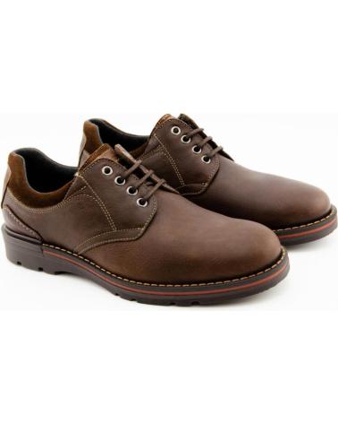 BAERCHI 5060 NUPER BROWN LACE-UP SHOES MARRON