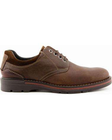 BAERCHI 5060 NUPER BROWN LACE-UP SHOES MARRON