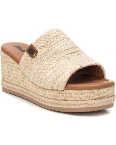 Zapatos de cuña de Mujer REFRESH 171753 BEIGE