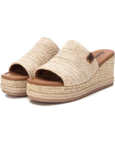 Zapatos de cuña de Mujer REFRESH 171753 BEIGE