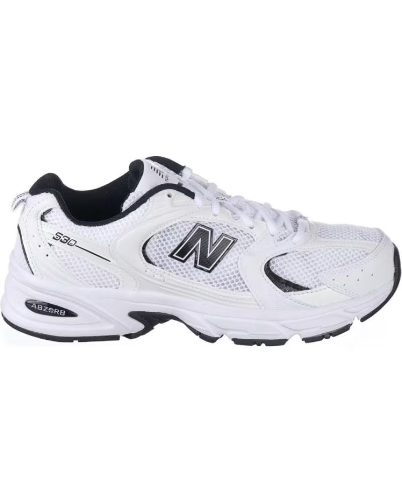SCARPE NEW BALANCE SNEAKERS MR530 BIANCO-NERO BLANCO-NEGRO