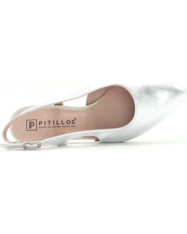 PITILLOS ZAPATO DE SALON DESTALONADO 5751 PLATA