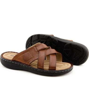 Sandalen für Herren L&R SHOES LR SHOES A297 SANDALIAS PARA HOMBRE MARRON
