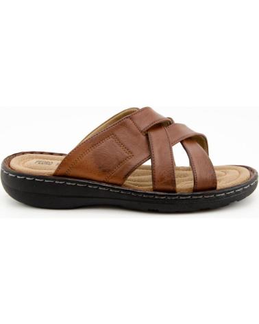 Sandalias de Hombre L&R SHOES LR SHOES A297 SANDALIAS PARA HOMBRE MARRON