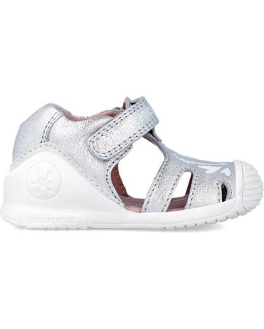Sandali per Bambina BIOMECANICS SANDALIA CORAZONES 242101-B PLATA