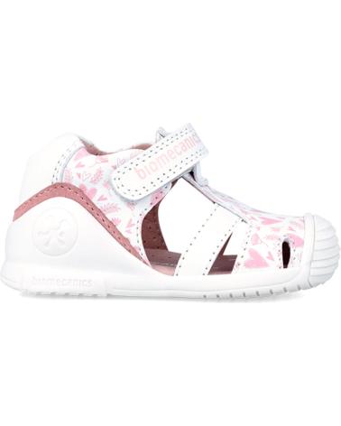 Sandali per Bambina BIOMECANICS SANDALIAS SAUVAGE 242104-A PRIMEROS PASOS BLANCO