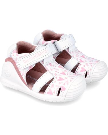 Sandales pour Fille BIOMECANICS SANDALIAS SAUVAGE 242104-A PRIMEROS PASOS BLANCO
