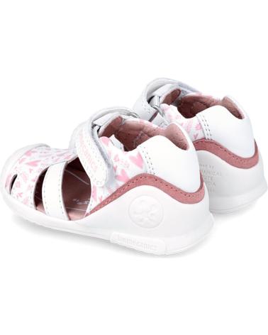 Sandales pour Fille BIOMECANICS SANDALIAS SAUVAGE 242104-A PRIMEROS PASOS BLANCO