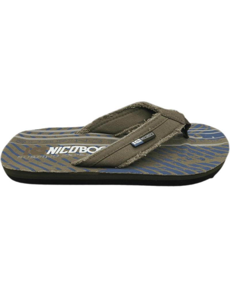Man Flip flops NICOBOCO CHANCLA AGUA HOMBRE DRON 19 VERDE