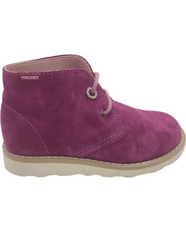 Botines de Niña PABLOSKY BOTA NINA SERRAJE 492084 ROSA