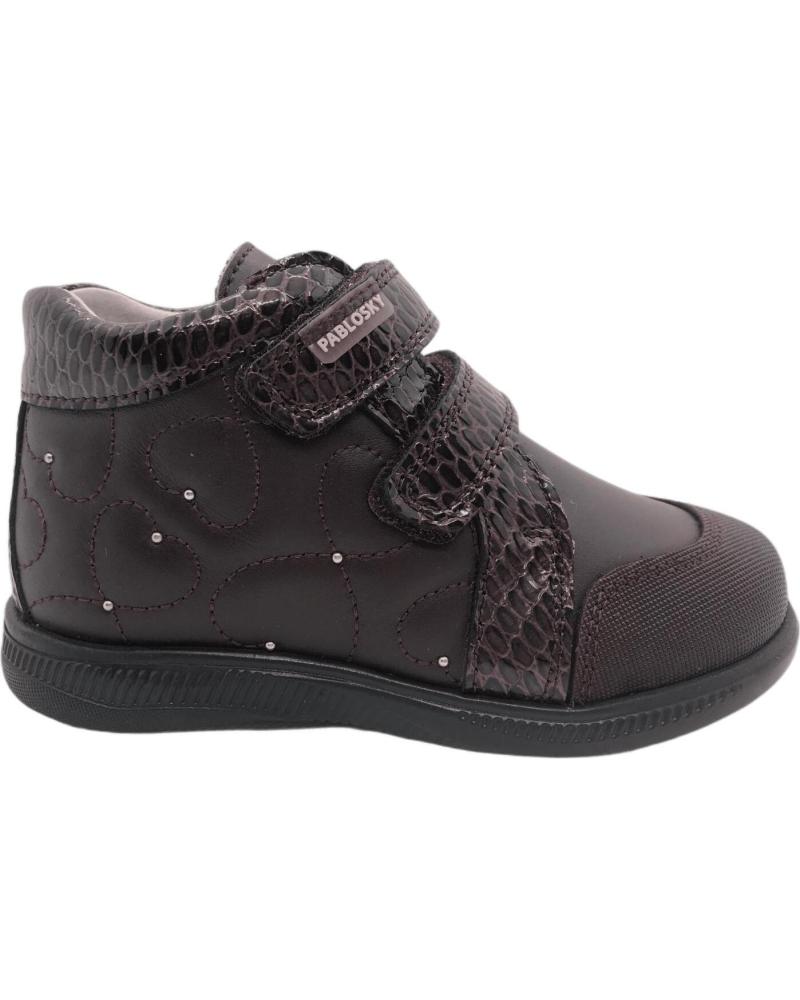 Botines de Niña PABLOSKY BOTA NINA 066572 BURDEOS