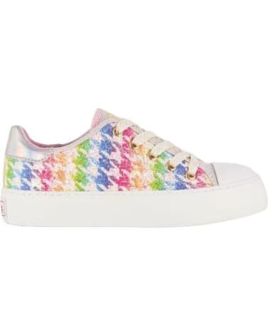 Sportif pour Femme et Fille PAOLA PABLOSKY - ZAPATILLA LONA FANTASIA COLORES BLANCO GLITER