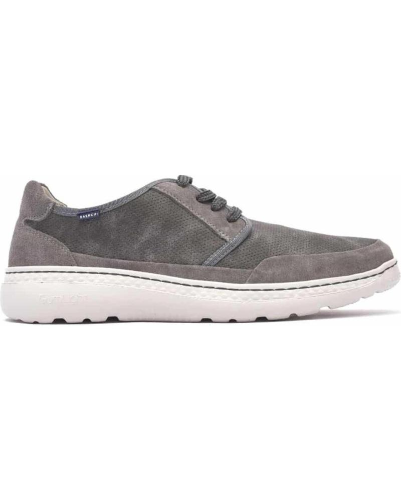 Zapatos de Hombre BAERCHI ZAPATO CABALLERO RODANO 5170 GRIS MARENGO