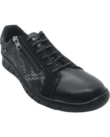 Deportivas de Mujer BAERCHI ZAPATO PIEL MUJER 60600 NEGRO