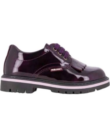 Zapatos de Niña PABLOSKY ZAPATO BLUCHER NINA 348199 BURDEOS
