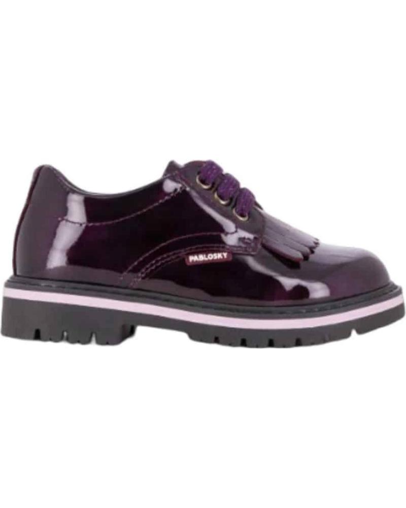 Zapatos de Niña PABLOSKY ZAPATO BLUCHER NINA 348199 BURDEOS