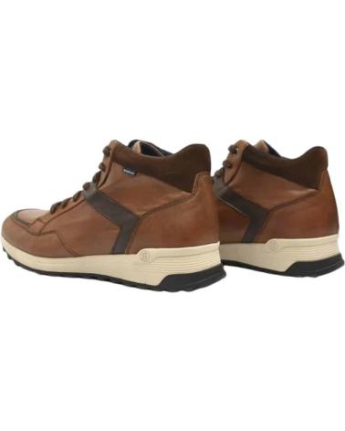 Botines de Hombre BAERCHI BOTIN CASUAL PIELL HOMBRE 1301 MARRON CUERO