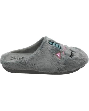 Calzado de casa de Niña ZAPY ZAPATILLA DESTALONADA CASA NINA AC500721 GRIS
