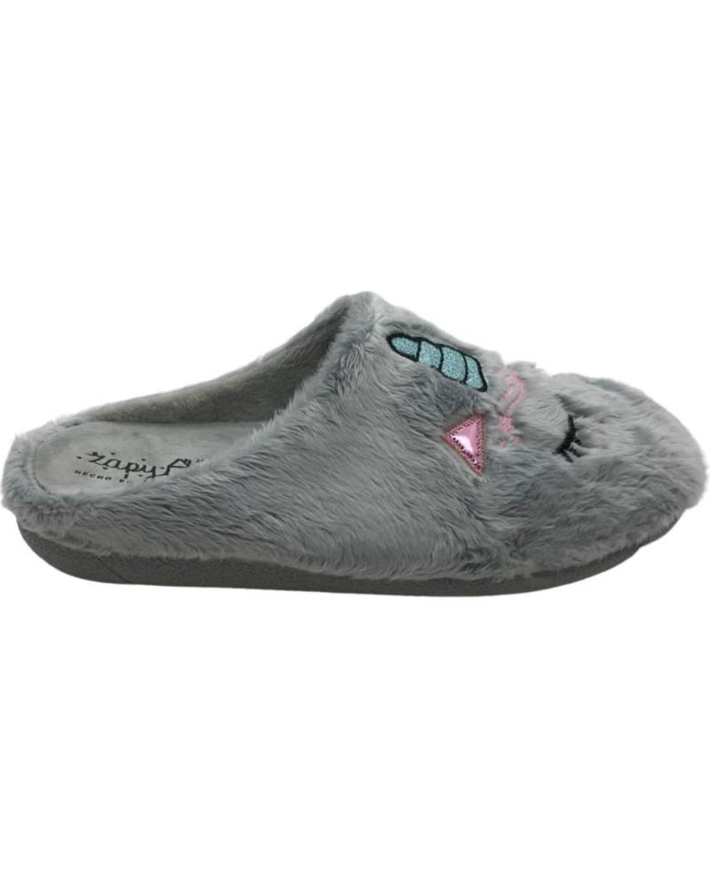 Calzado de casa de Niña ZAPY ZAPATILLA DESTALONADA CASA NINA AC500721 GRIS