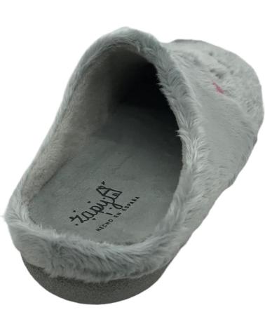 Calzado de casa de Niña ZAPY ZAPATILLA DESTALONADA CASA NINA AC500721 GRIS