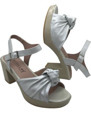 Sandálias de Mulher PITILLOS SANDALIA TACON MUJER 2635 PLATA