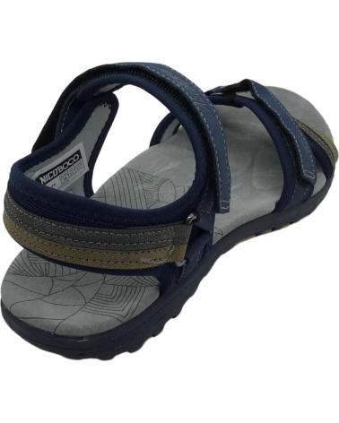 Sandales pour Femme NICOBOCO SANDALIA TREKKING MUJER CROCO 38-316 AZUL