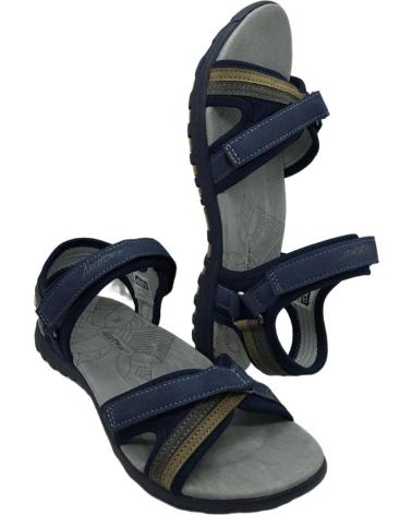 Sandales pour Femme NICOBOCO SANDALIA TREKKING MUJER CROCO 38-316 AZUL