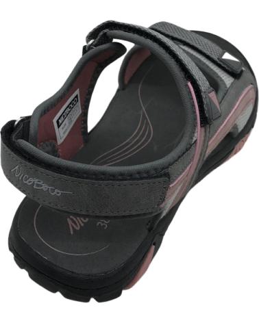 Sandali per Donna NICOBOCO SANDALIA TREKKING MUJER SERPA38-318 090 GRIS