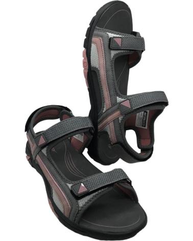 Sandali per Donna NICOBOCO SANDALIA TREKKING MUJER SERPA38-318 090 GRIS