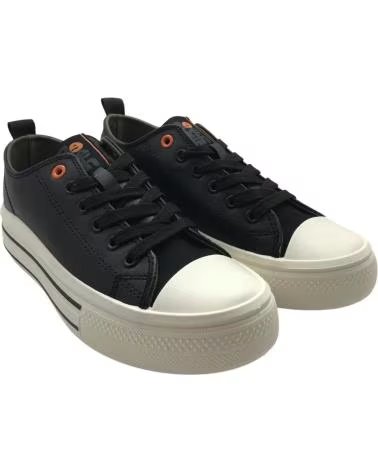 BASKETS REFRESH 170973 NOIRES À PLATEFORME NEGRO